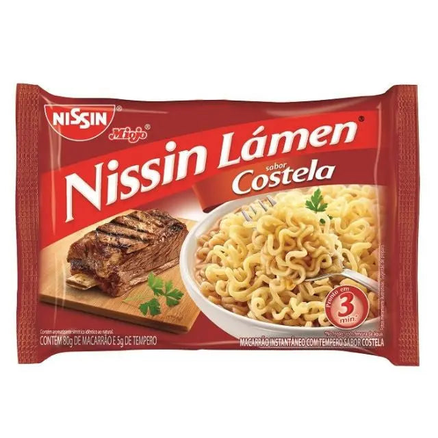 Miojo Sabor Costela NISSIN - 85g 