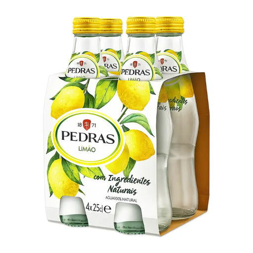 Agua com Gás Pedras - Sabor Tangerina 250ml x 4 