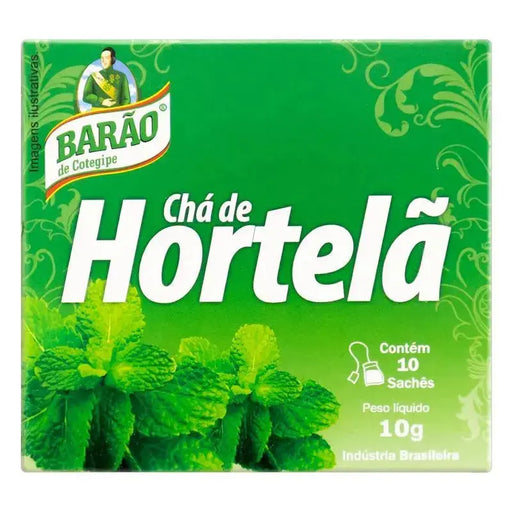 Chá de Hortelã Barão de Cotegipe 10x13g BrasilinBox