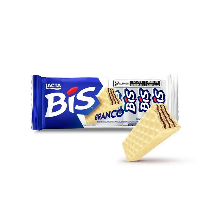 Chocolate Bis Branco LACTA - 100,8g BrasilinBox