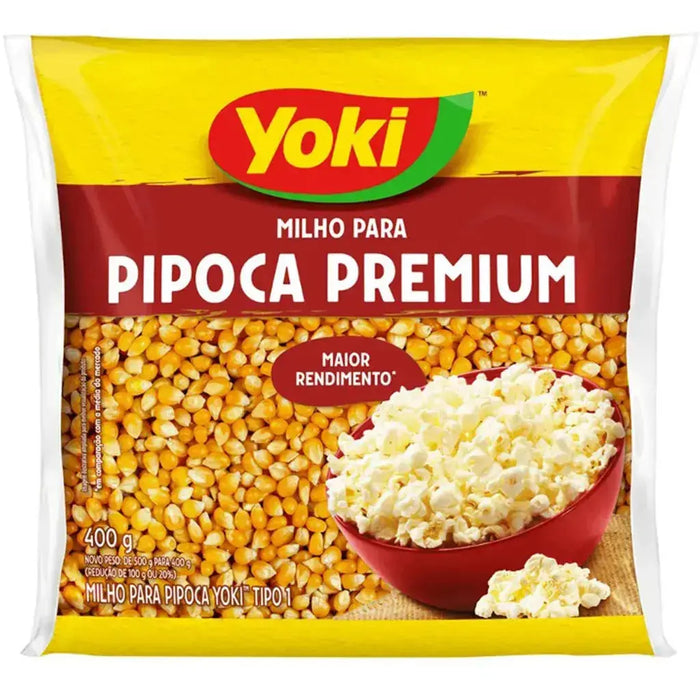 Milho Pipoca Premium YOKI - 400g BrasilinBox