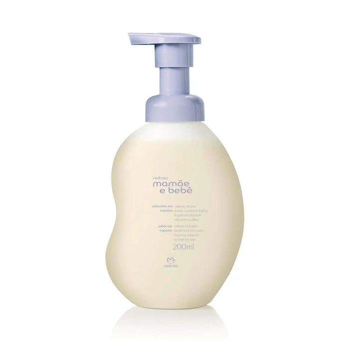 Sabonete em Espuma Relaxante Mamãe e Bebê NATURA 200ml 