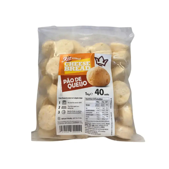 Pão de Queijo Congelado / Frozen Cheese Bread REZ FOODS - 40un 