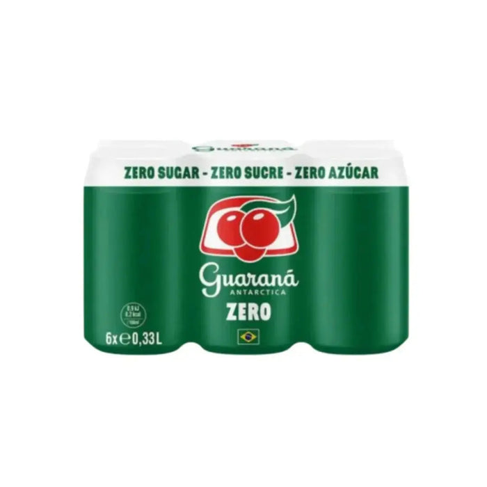 Refrigerante Guaraná Zero ANTARCTICA Fardo 6x330ml BrasilinBox