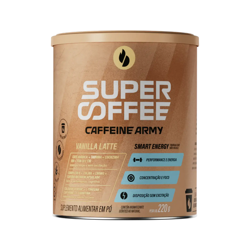 SuperCoffee Sabor Vanilla Latte 220g BrasilinBox