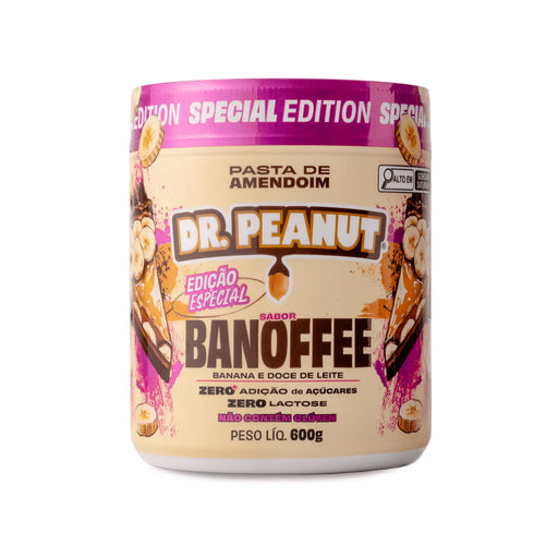 Pasta de Amendoim Sabor Banoffee Dr. Peanut 600g 