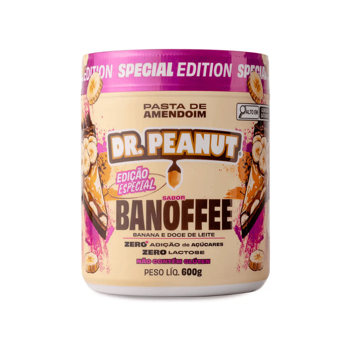 Pasta de Amendoim Sabor Banoffee Dr. Peanut 600g 