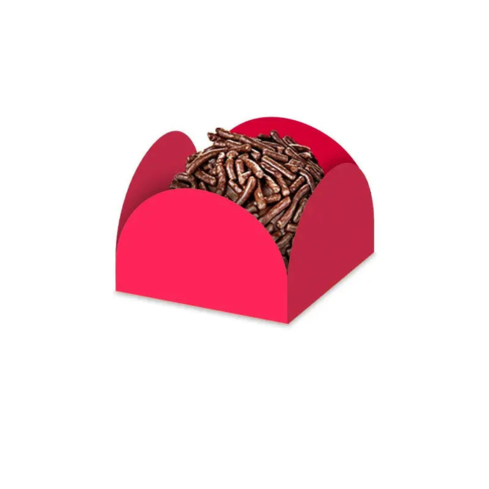 Forminhas Para Doces 4 Pétalas N.7 - 50 unidades 