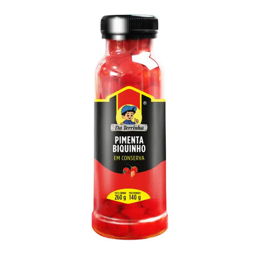 Pimenta Biquinho Vermelha Da Terrinha 260g 