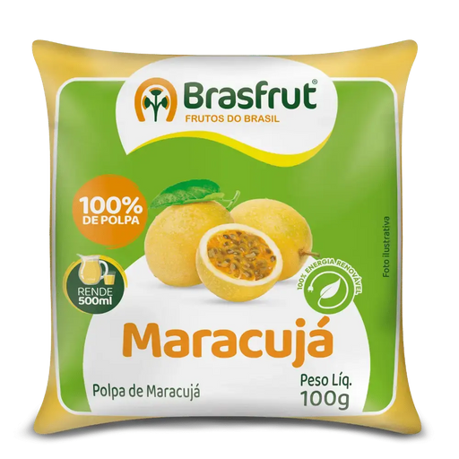 Polpa de Maracujá BRASFRUT 100g 